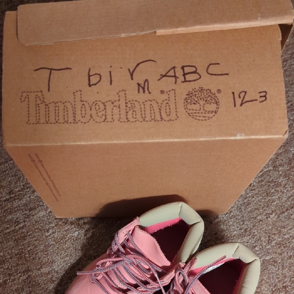 🩷 Timberland Kids Pink Boots | Toddler 8 - Picture 13 of 15
